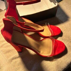 Olivia Jaymes Heels Suede Maui‎ Size 11 Women's